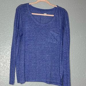Large Old Navy Blue Boyfriend Tee